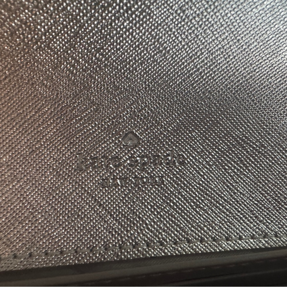 Kate Spade Silver Glitter Clutch - Picture 6 of 9